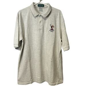 Vtg Cincinnati Pops Orchestra Erich‎ Kunzel Polo Mens Sz XL Combed Cotton RARE